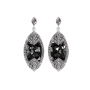 Classic Black Diamond Earrings
