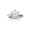 Gold Tone Wedding Ring