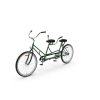 Green Tandem Bike