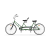 Green Tandem Bike