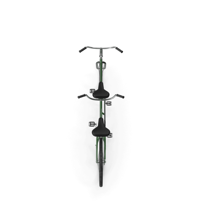 Green Tandem Bike