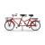 Red Tandem Bike